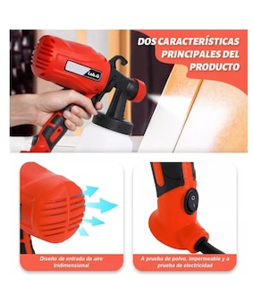 Foto 3 | Máquina Para Pistola Eléctrica Para Pintar 110v 550w 950ml Lab.g Rojo