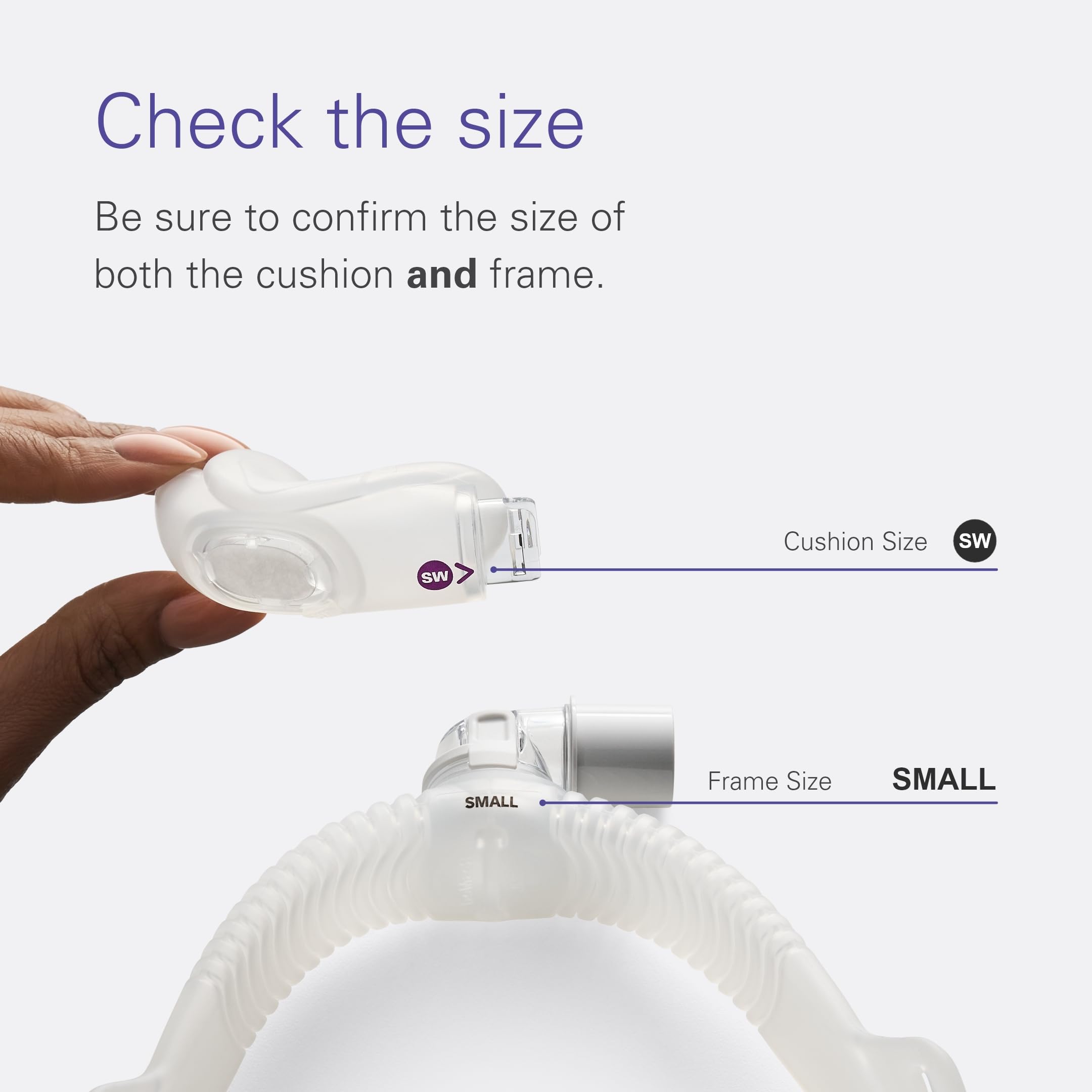 Foto 2 | Máscara Cpap Resmed Airfit N30i Small Frame System - Venta Internacional.