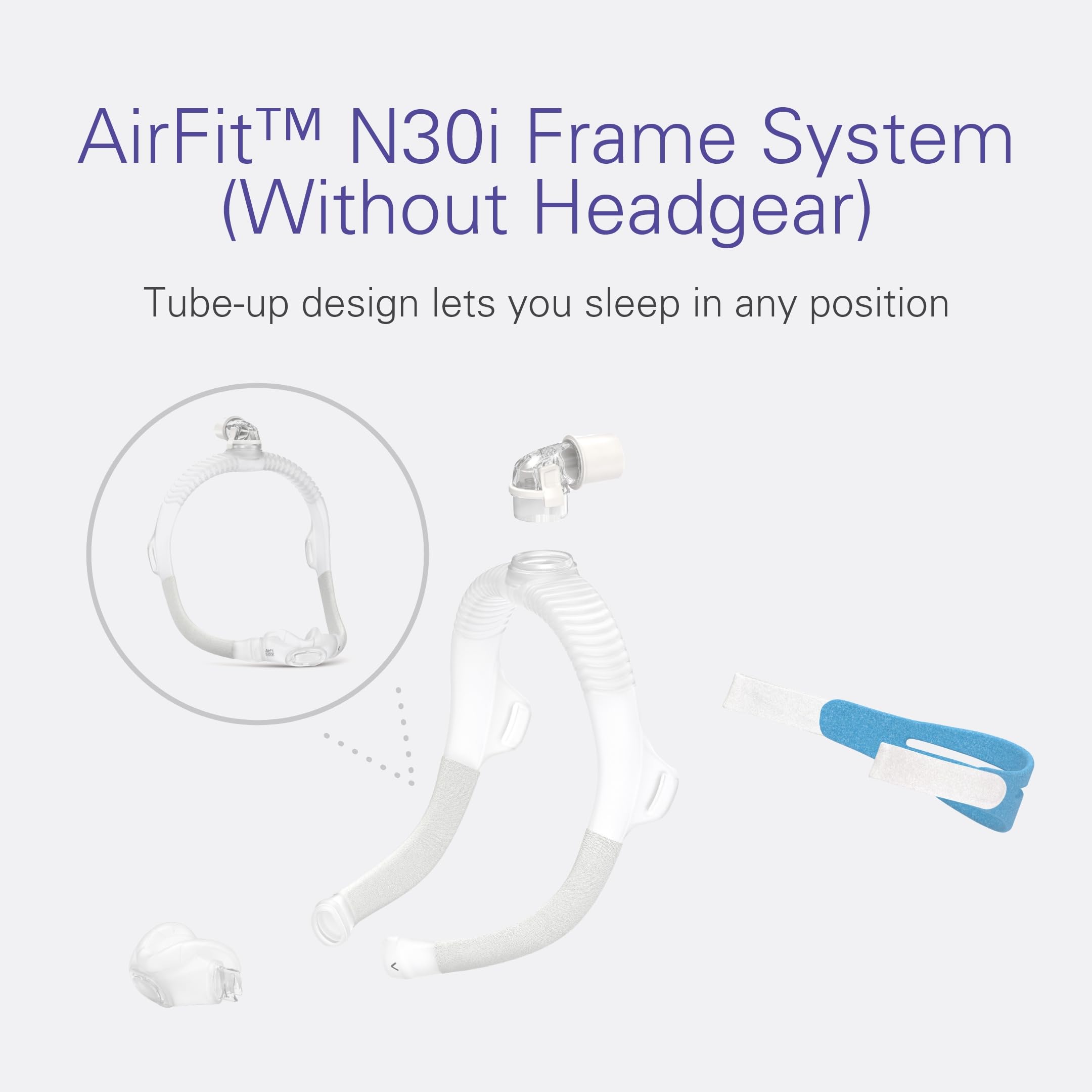 Foto 4 pulgar | Mascarilla Nasal Cpap Resmed Airfit N30i Small System - Venta Internacional.