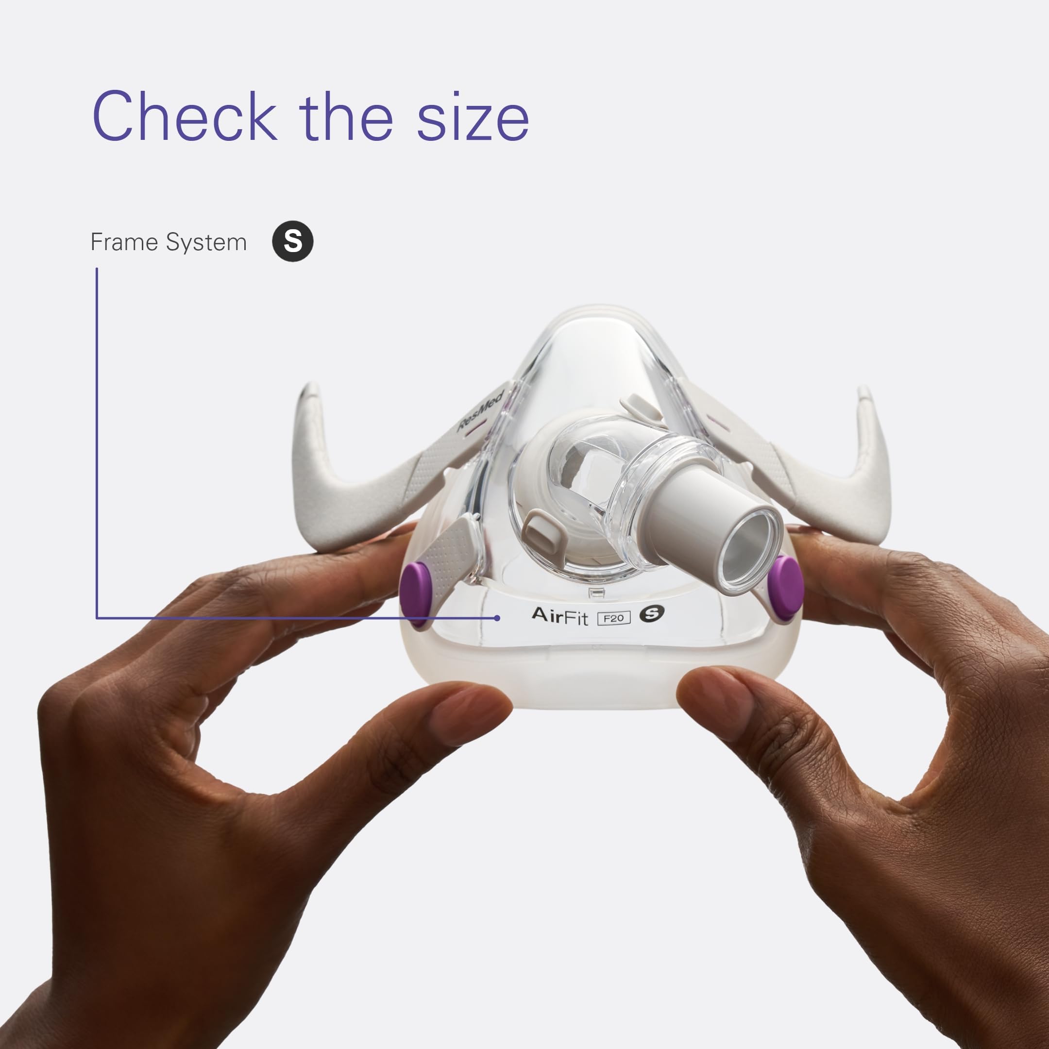Foto 2 | Sistema De Marco De Máscara Cpap Resmed Airfit F20 Para Ella, Pequeño - Venta Internacional.