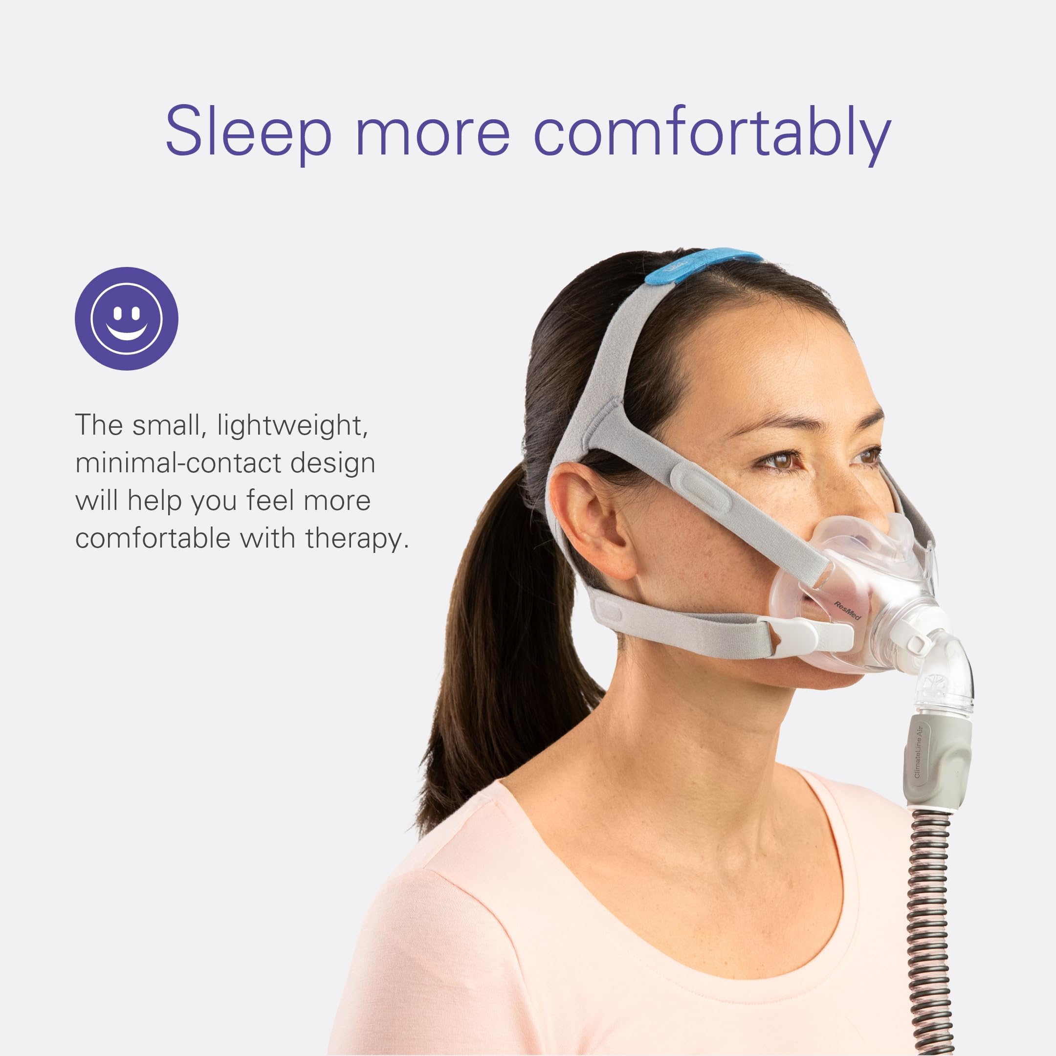 Foto 5 pulgar | Sistema De Marco De Máscara Cpap Resmed Airfit F30 De Cara Completa, Tamaño Mediano - Venta Internacional.