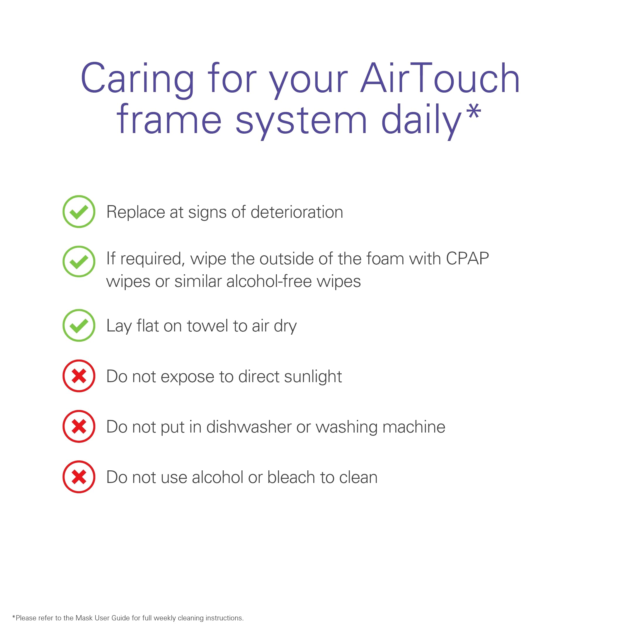 Foto 5 | Cpap Accessories Resmed Airtouch N20 - Almohadilla Nasal Pequeña - Venta Internacional.