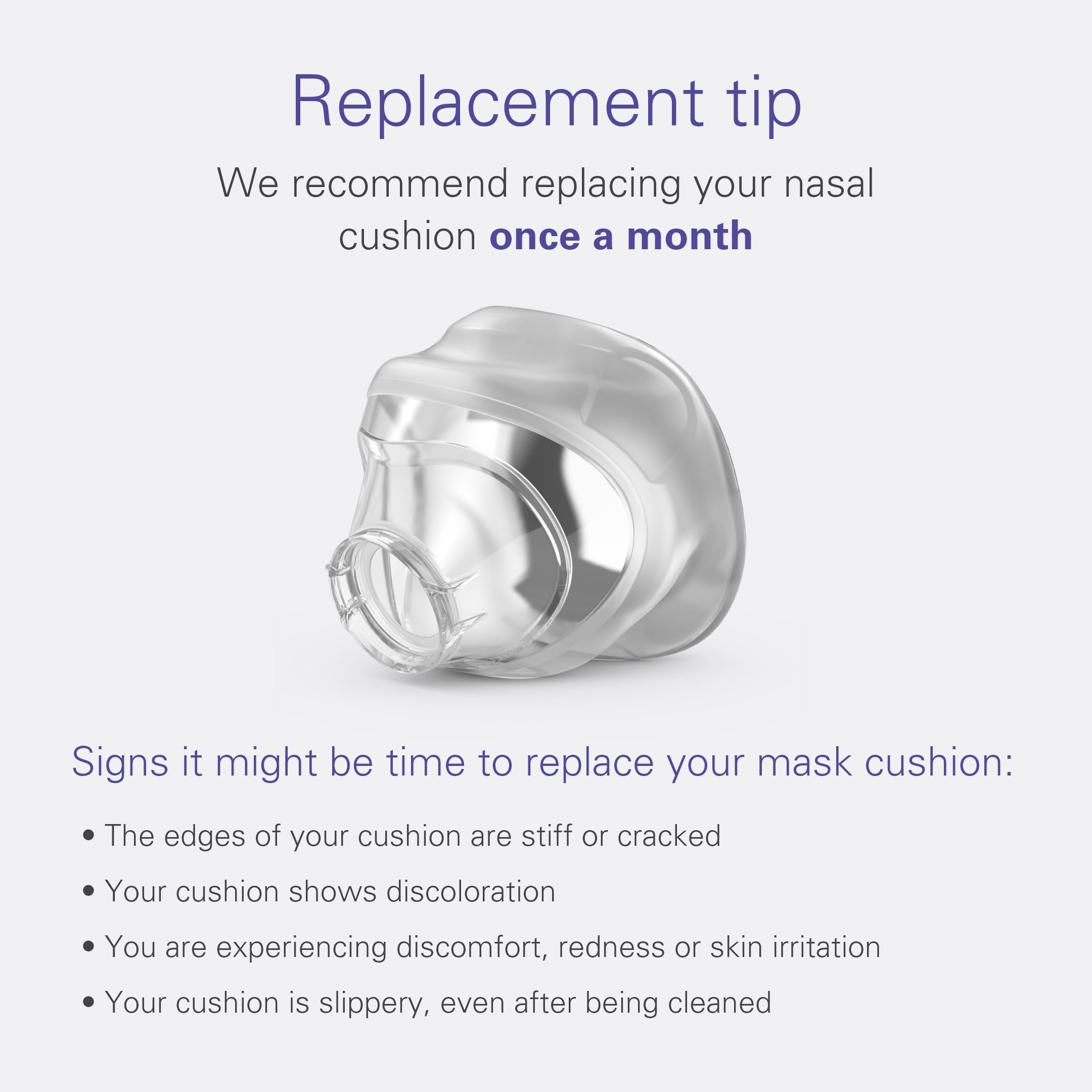 Foto 7 pulgar | Mascarilla Nasal Cpap Resmed Airtouch N20 Con Cojín De Espuma Viscoelástica - Venta Internacional.
