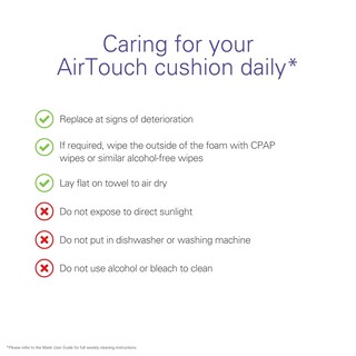 Foto 5 | Máscara Nasal Cpap Resmed Airtouch N20 Con Espuma Viscoelástica Pequeña - Venta Internacional.