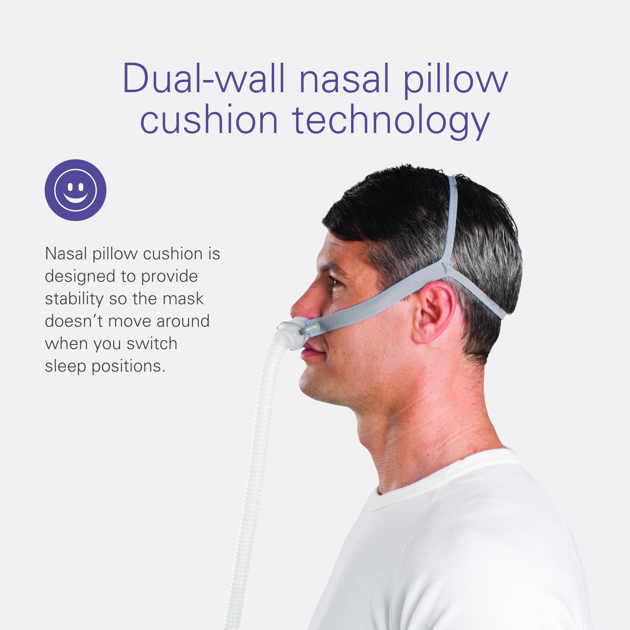 Foto 4 pulgar | Almohada Nasal Cpap Resmed Airfit P10, Tamaño Grande - Venta Internacional.