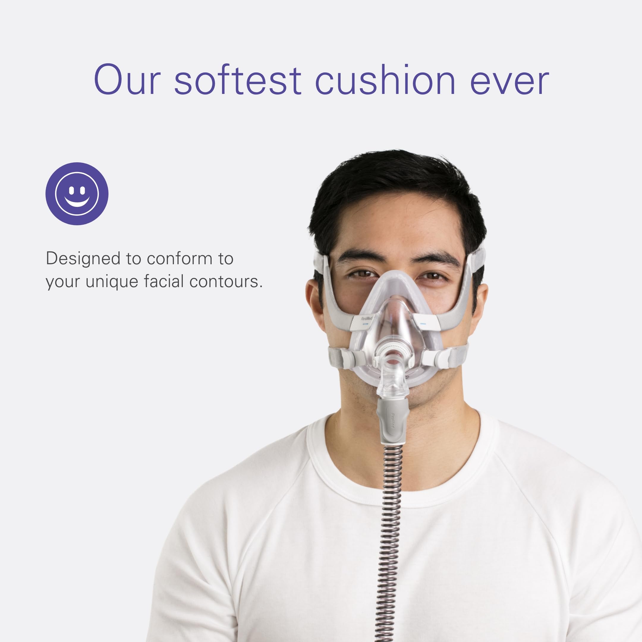 Foto 5 | Mascarilla Cpap Resmed Airfit F20 Para Todo El Rostro, Tamaño Pequeño - Venta Internacional.