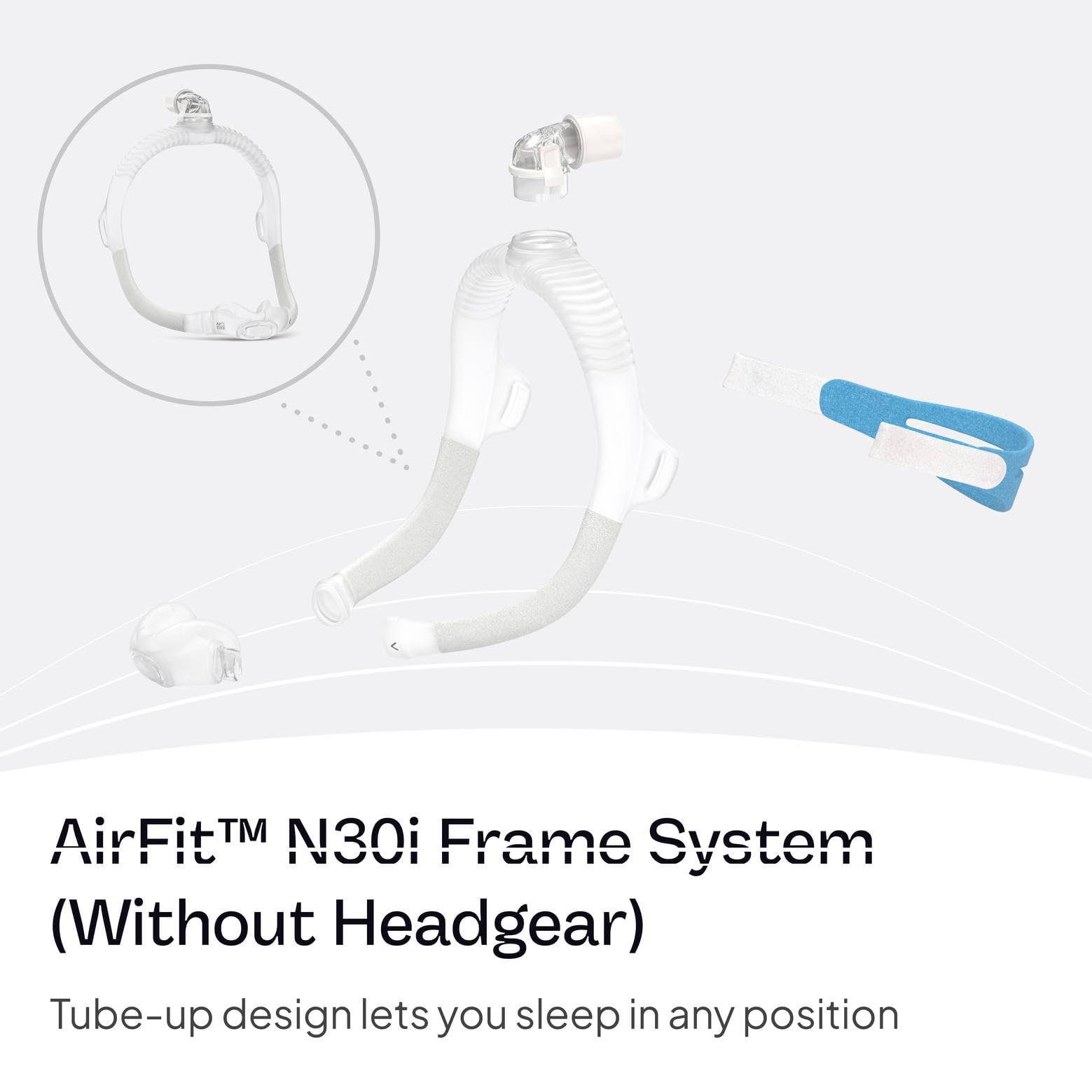 Foto 4 pulgar | Mascarilla Cpap Resmed Airfit N30i Frame System  Cojín Pequeño - Venta Internacional.