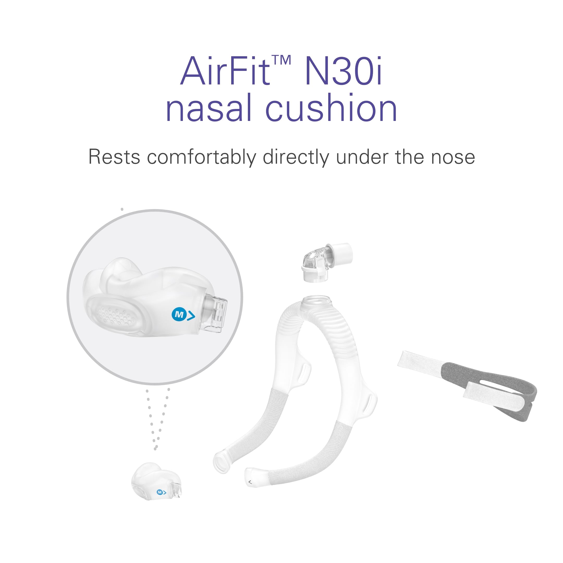 Foto 3 pulgar | Cojín De Mascarilla Cpap De Repuesto Resmed Airfit N30i Silicone - Venta Internacional.
