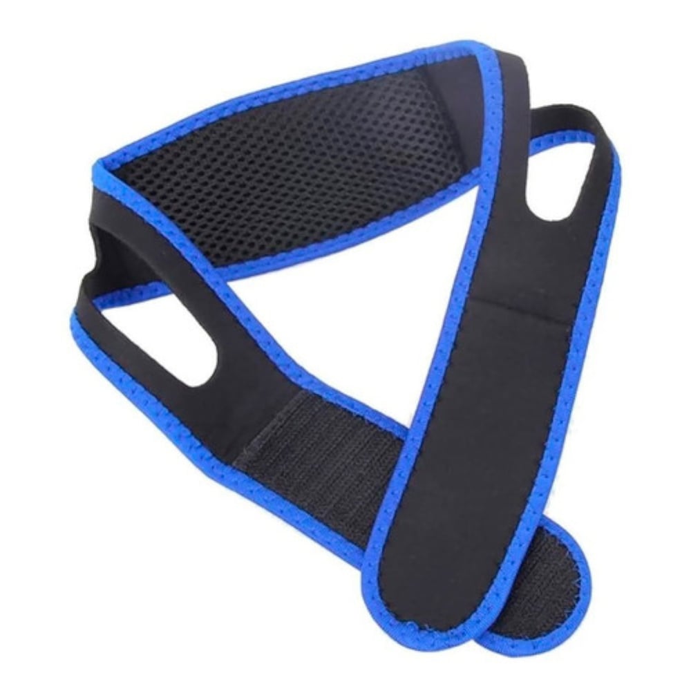 Foto 2 | Cinturón Antironquidos Para Bruxismo, Ajustable, Azul - Venta Internacional.