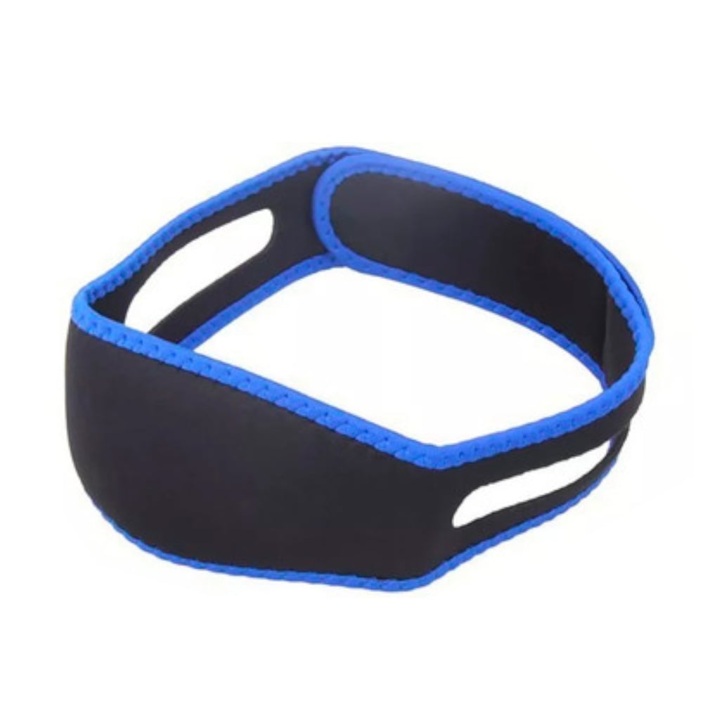 Foto 3 | Cinturón Antironquidos Para Bruxismo, Ajustable, Azul - Venta Internacional.