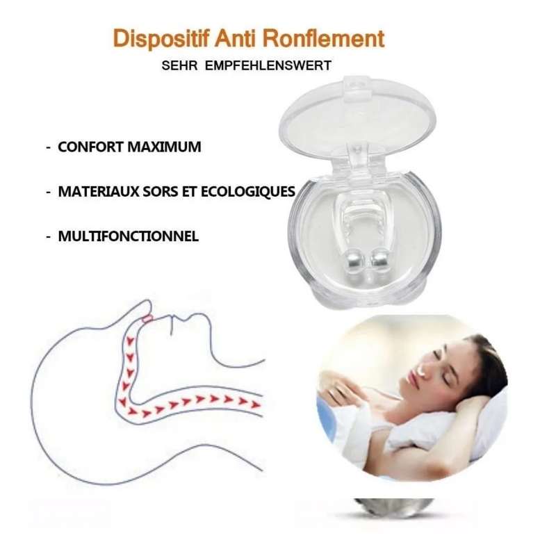 Foto 3 | Dispositivo Antirronquidos X5, Clip Antironquidos Con Imanes - Venta Internacional.