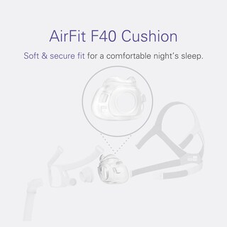 Foto 3 | Cojín De Repuesto Resmed Airfit F40 De Cara Completa, Pequeño Y Ancho - Venta Internacional.