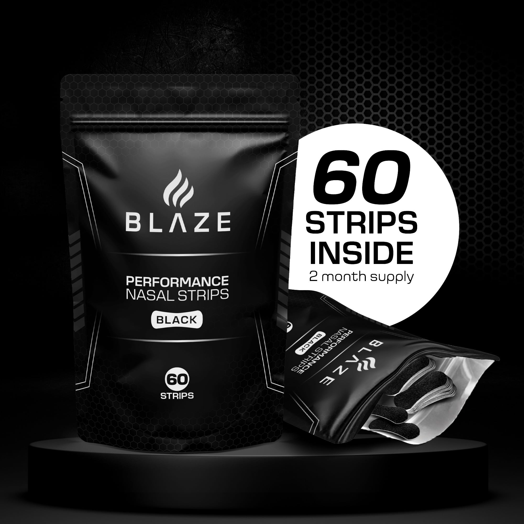 Foto 8 pulgar | Tiras Nasales Blaze Performance, 60 Unidades, Para Roncar Y Dormir - Venta Internacional.