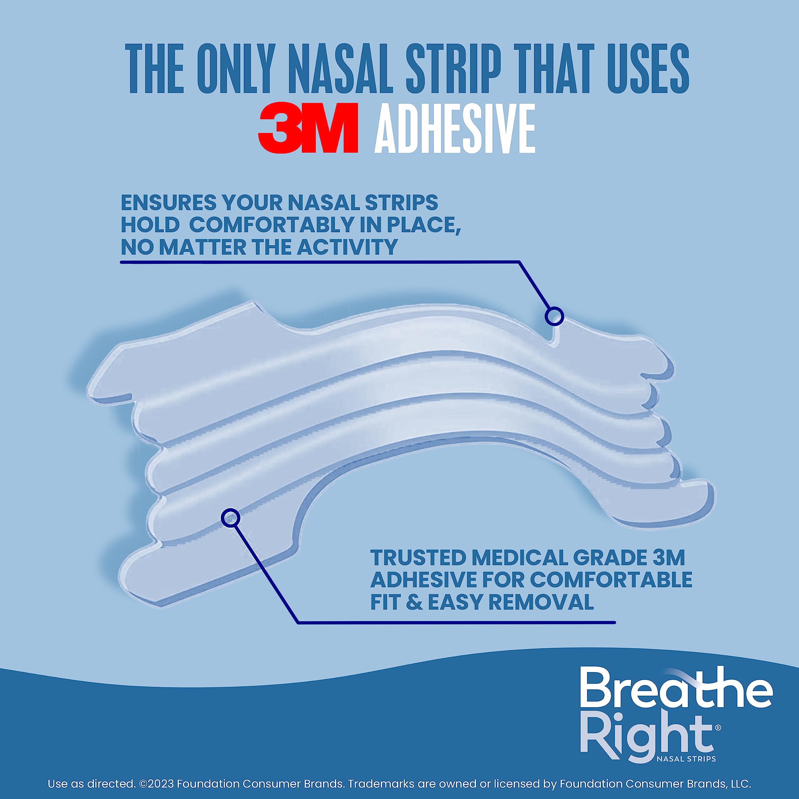 Foto 6 pulgar | Tiras Nasales Breathe Right Extra Strength, Transparentes, 26 Unidades - Venta Internacional.