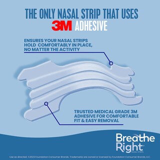 Foto 5 | Tiras Nasales Breathe Right Extra Strength, Transparentes, 26 Unidades - Venta Internacional.
