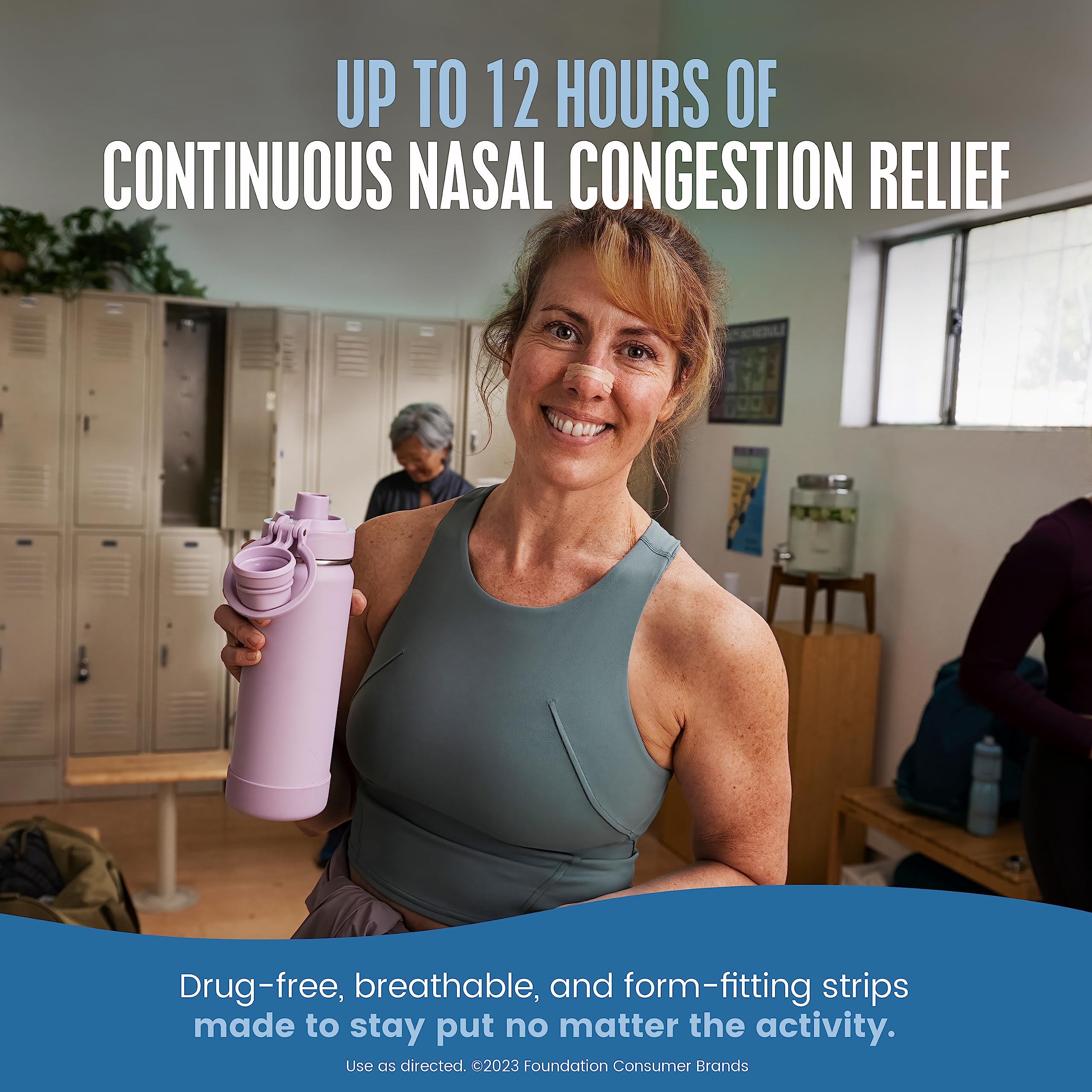 Foto 5 pulgar | Tiras Nasales Breathe Right Original Tan Sm/med, 30 Unidades - Venta Internacional.