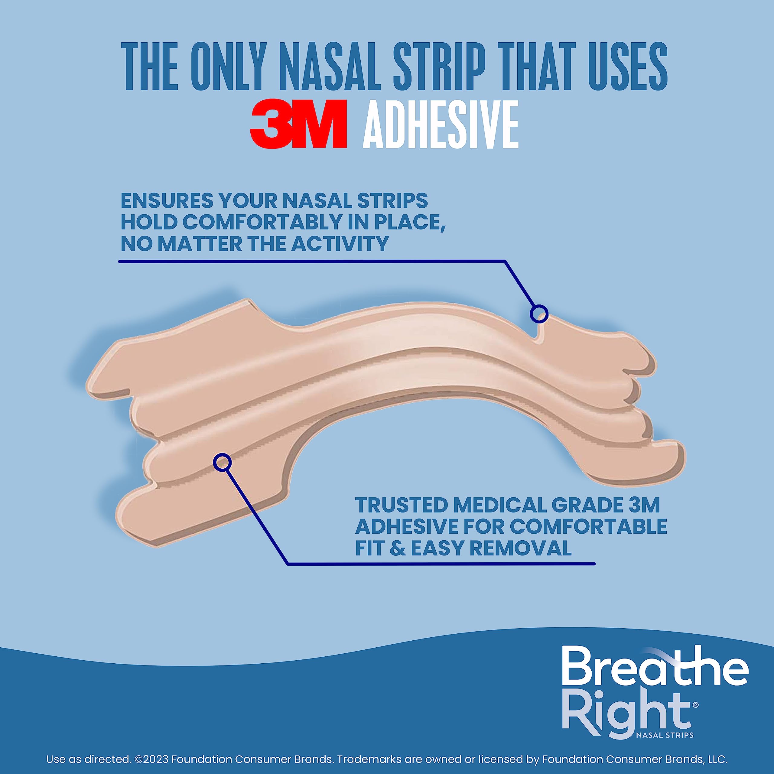 Foto 6 pulgar | Tiras Nasales Breathe Right Original Tan Sm/med, 30 Unidades - Venta Internacional.