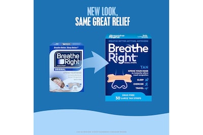 Foto 4 | Tiras Nasales Breathe Right Original Tan Large 30 Unidades X2 - Venta Internacional.