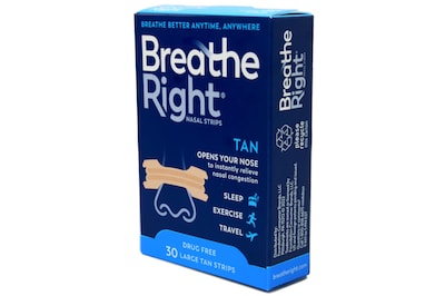 Foto 7 | Tiras Nasales Breathe Right Original Tan Large 30 Unidades X2 - Venta Internacional.