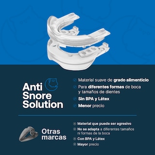 Foto 2 | Protector Bucal Para Disminuir Ronquidos. Sin Bpa, Sin Olor Y Sin Latex. Antisnore Solution B Life.