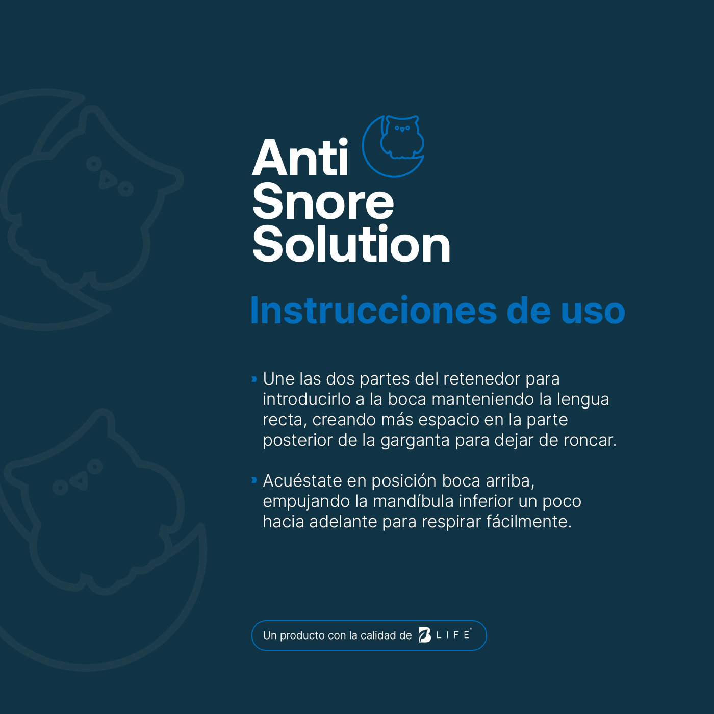 Foto 5 pulgar | Protector Bucal Para Disminuir Ronquidos. Sin Bpa, Sin Olor Y Sin Latex. Antisnore Solution B Life.