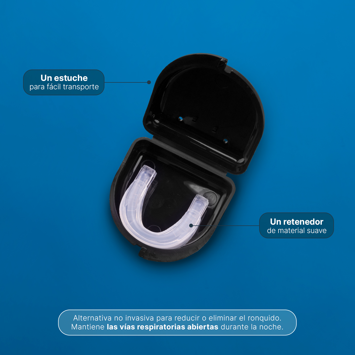 Foto 7 pulgar | Protector Bucal Para Disminuir Ronquidos. Sin Bpa, Sin Olor Y Sin Latex. Antisnore Solution B Life.