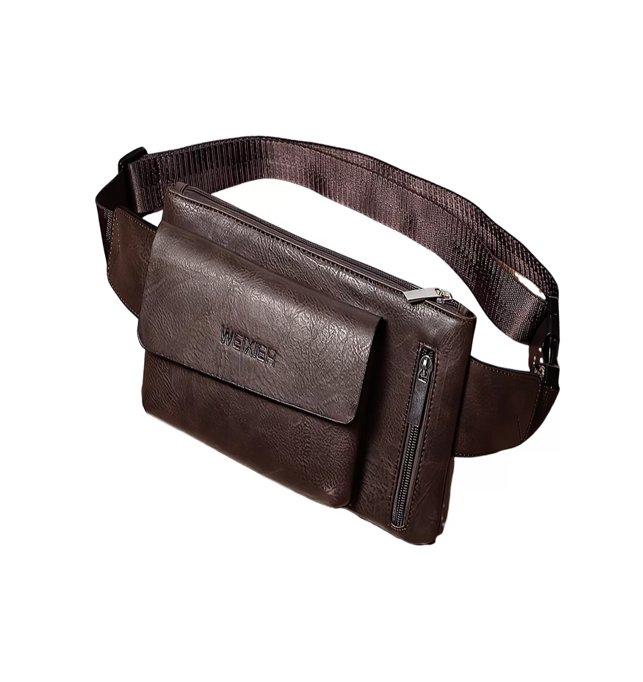 Riñonera  Marrón Oscuro para Hombre