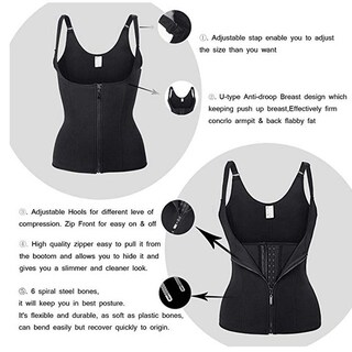 Foto 4 | Venta Internacional - Waist Trainer Shapewear, Moldeador De Cuerpo Para Mujer, Neopreno Colombiano