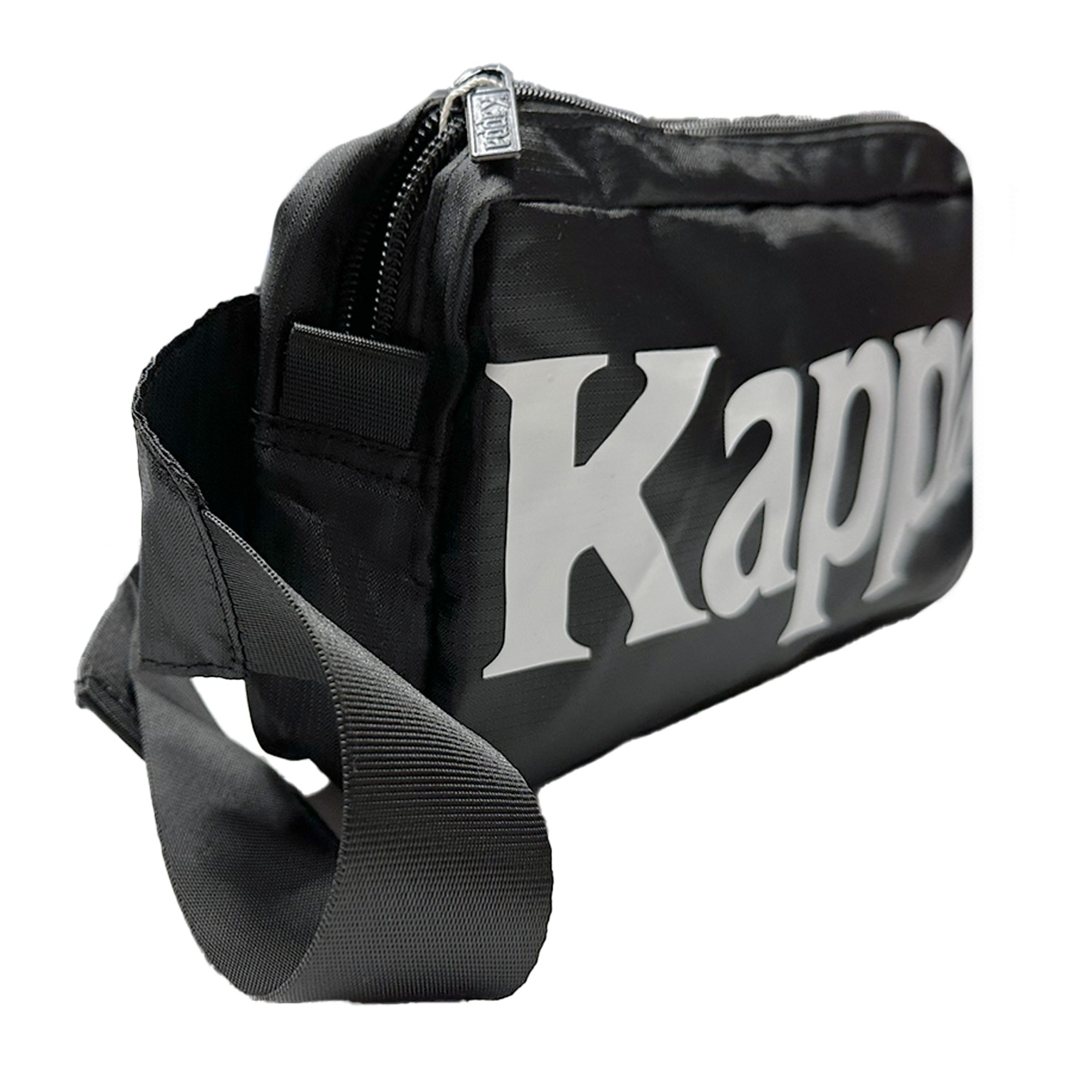 Foto 4 pulgar | Cangurera Kappa Authentic Fletcher Negra