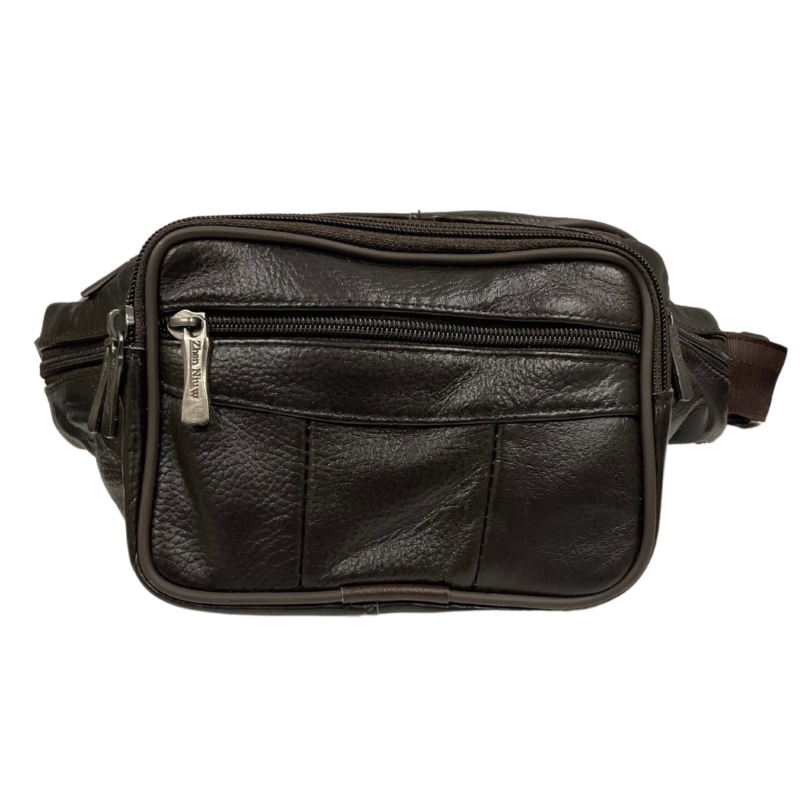 Riñonera De Piel Puntobanano Unisex Para Teléfono Celular, Color Negro - Venta Internacional.