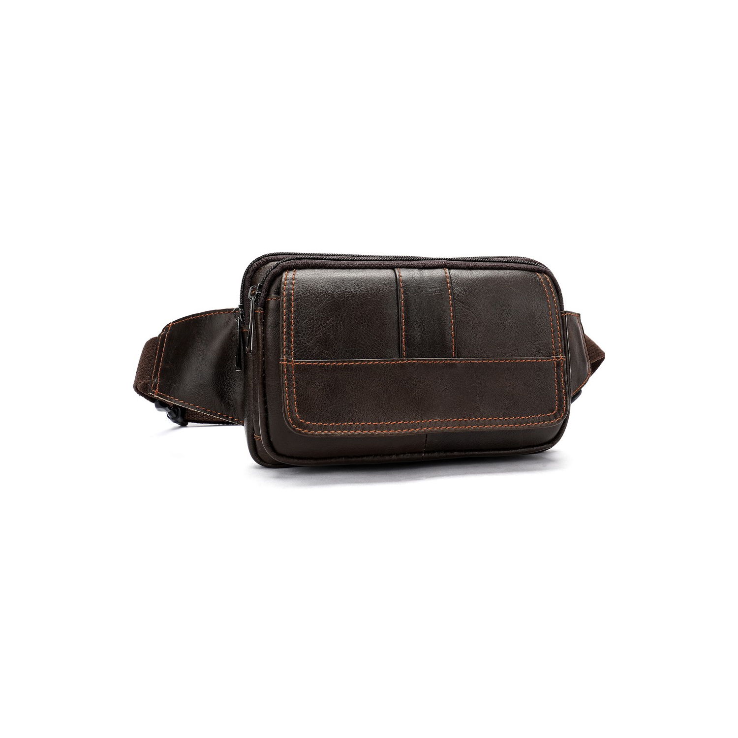 Riñonera Norbinus De Piel  Unisex Con Solapa - Venta Internacional