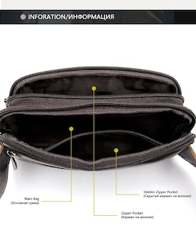 Foto 5 | Riñonera Norbinus De Piel Unisex Con Solapa - Venta Internacional