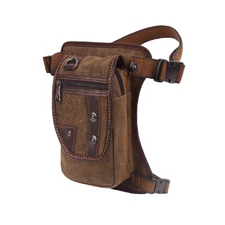 Foto 1 | Riñonera Bolso Mochila D Pierna Tactica Militar Lona Vintage
