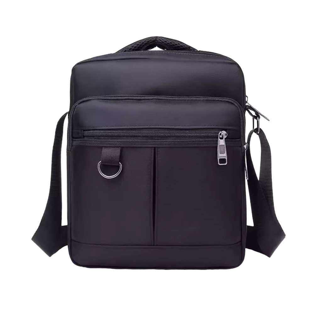 Bolso Mensajero Bandolera Crossbody Billetera Hombre/mujeres Negro