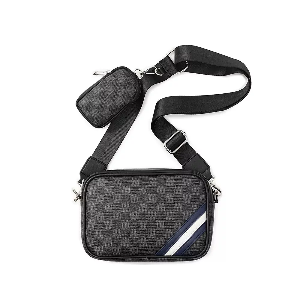 Foto 2 | Bandolera Crossbody de Hombre Impermeable Multi Compartimentos