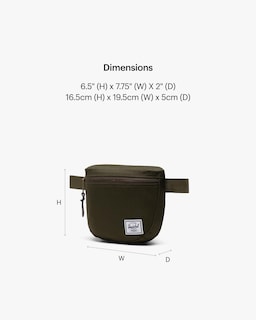 Foto 2 | Cangurera Herschel Settlement Ivy Green Ecosystem 600d - Venta Internacional