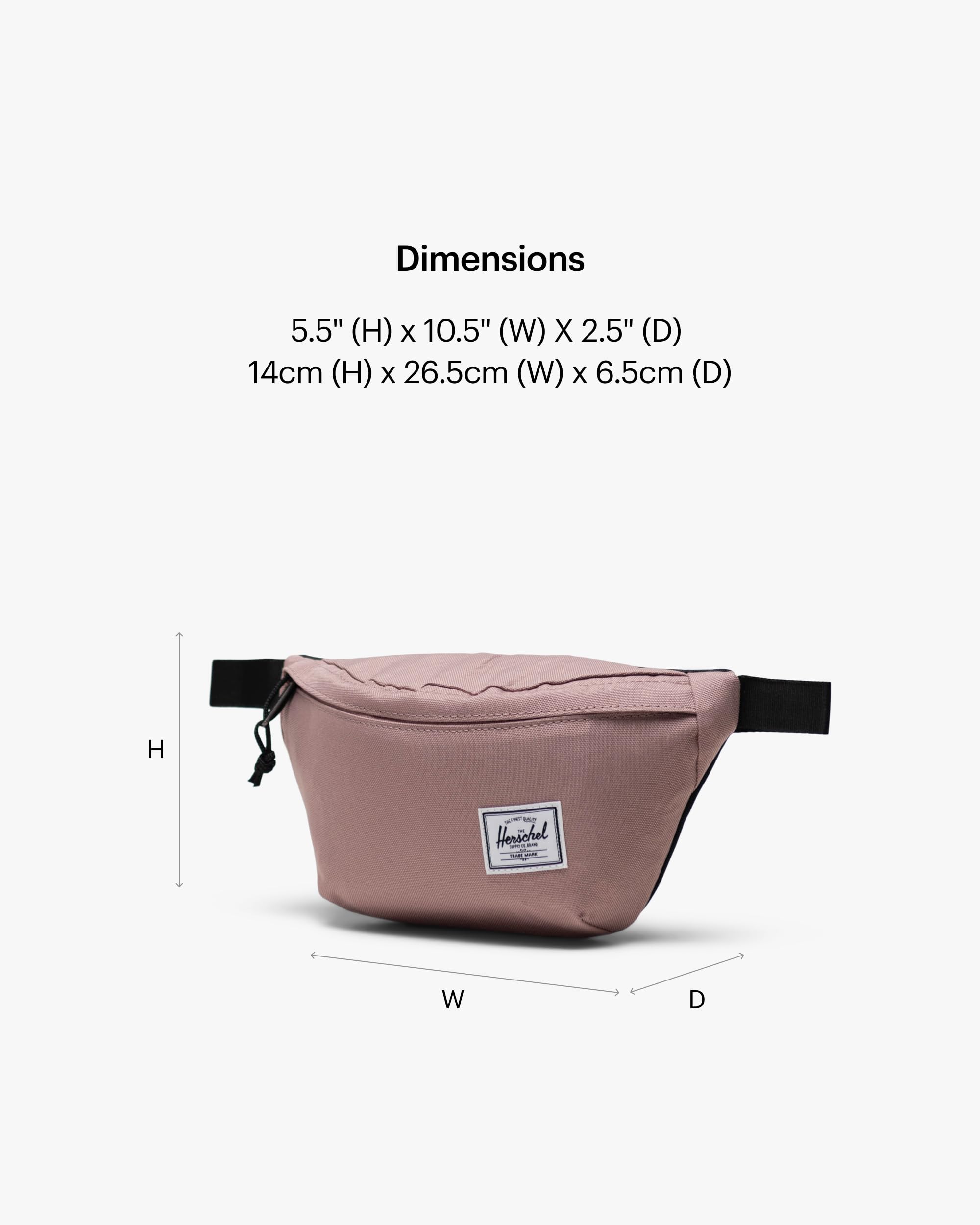 Foto 3 pulgar | Riñonera Herschel Supply Co. Rosa Fresno Clásica - Eco-Friendly - Venta Internacional