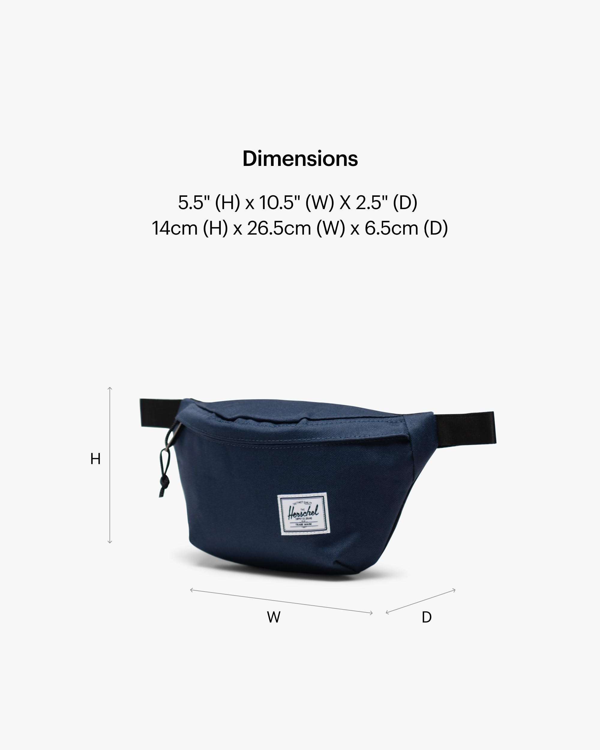 Foto 3 pulgar | Riñonera Herschel Classic Navy EcoSystem 600D Reciclado - Venta Internacional