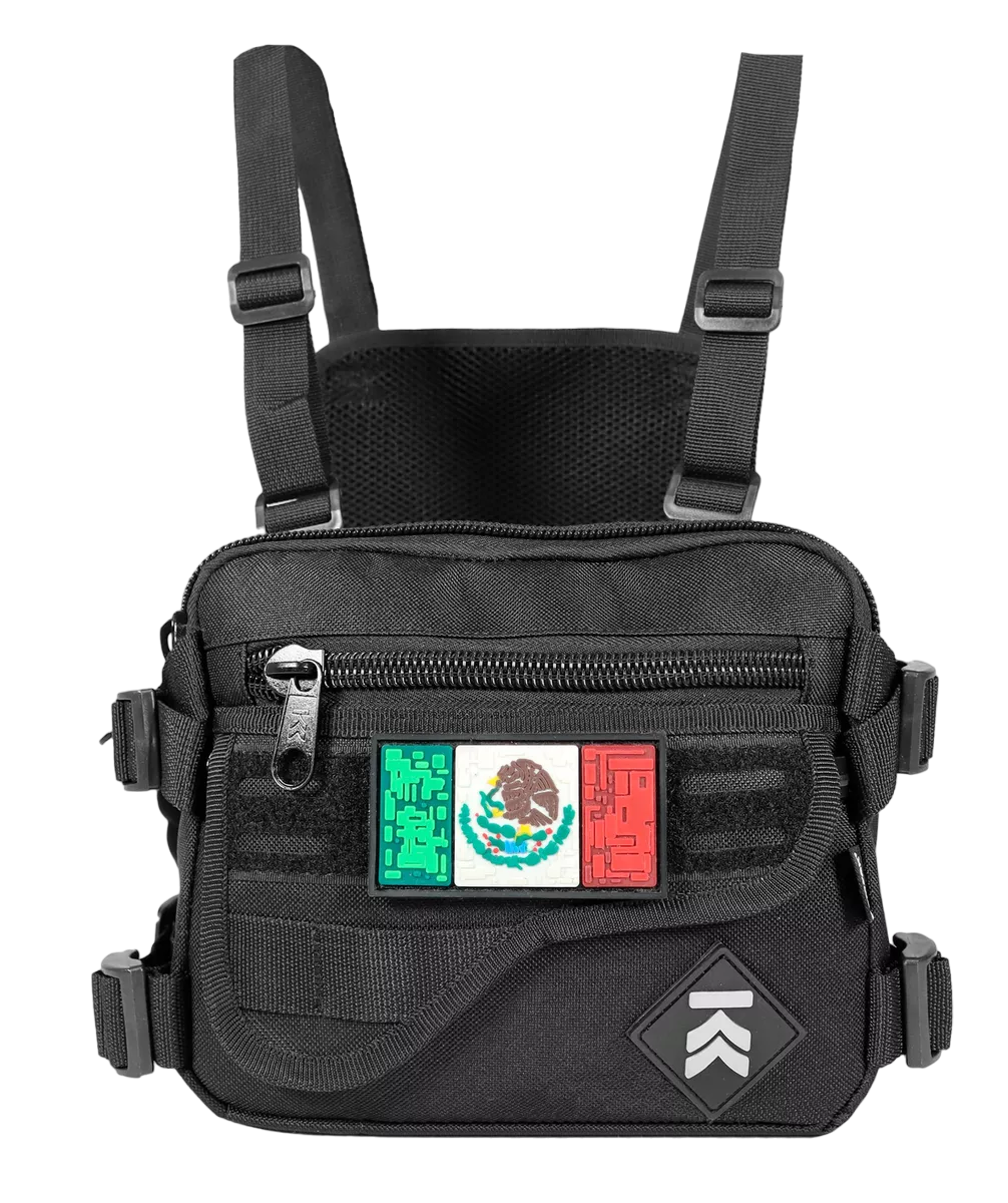 Foto 2 pulgar | Slim Chest Bag Kampak Rbc02 Con parche Gratis Multiusos Negro