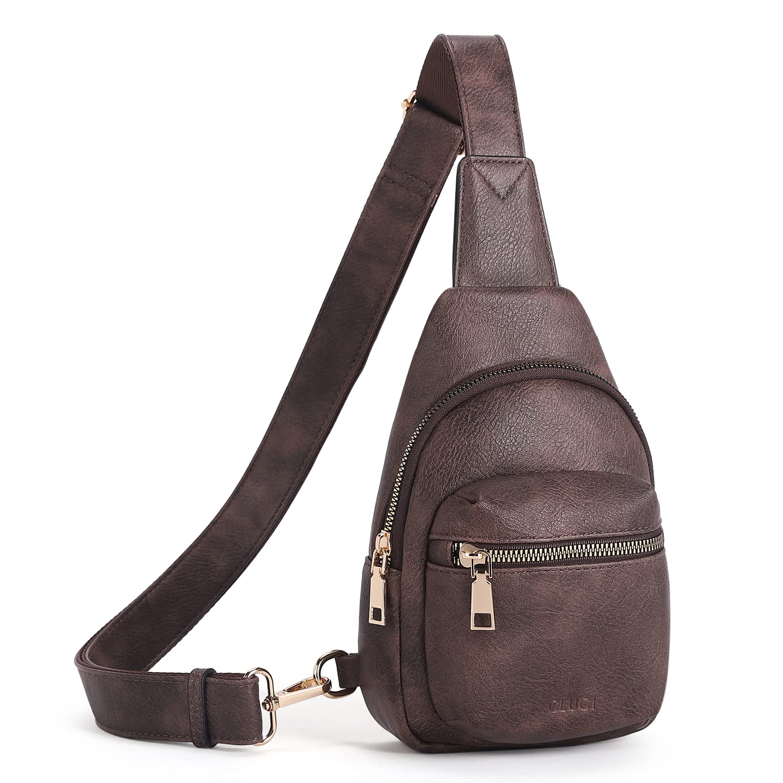 Riñonera Cluci Pequeña De Piel Con Bandolera Para Mujer - Venta Internacional.