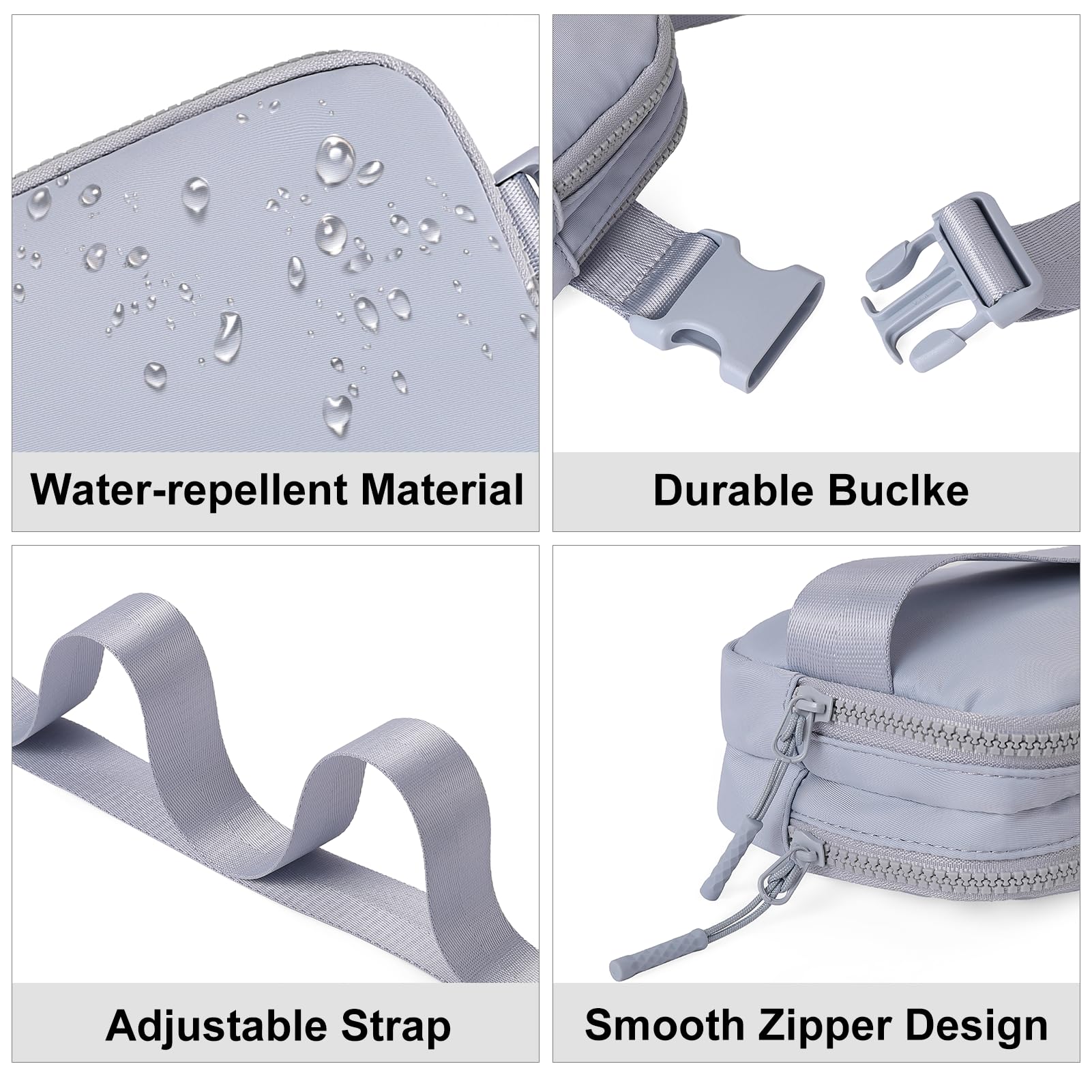 Foto 6 pulgar | Riñonera Pequeña Fanny Pack Cluci Para Mujer, Resistente Al Agua - Venta Internacional.