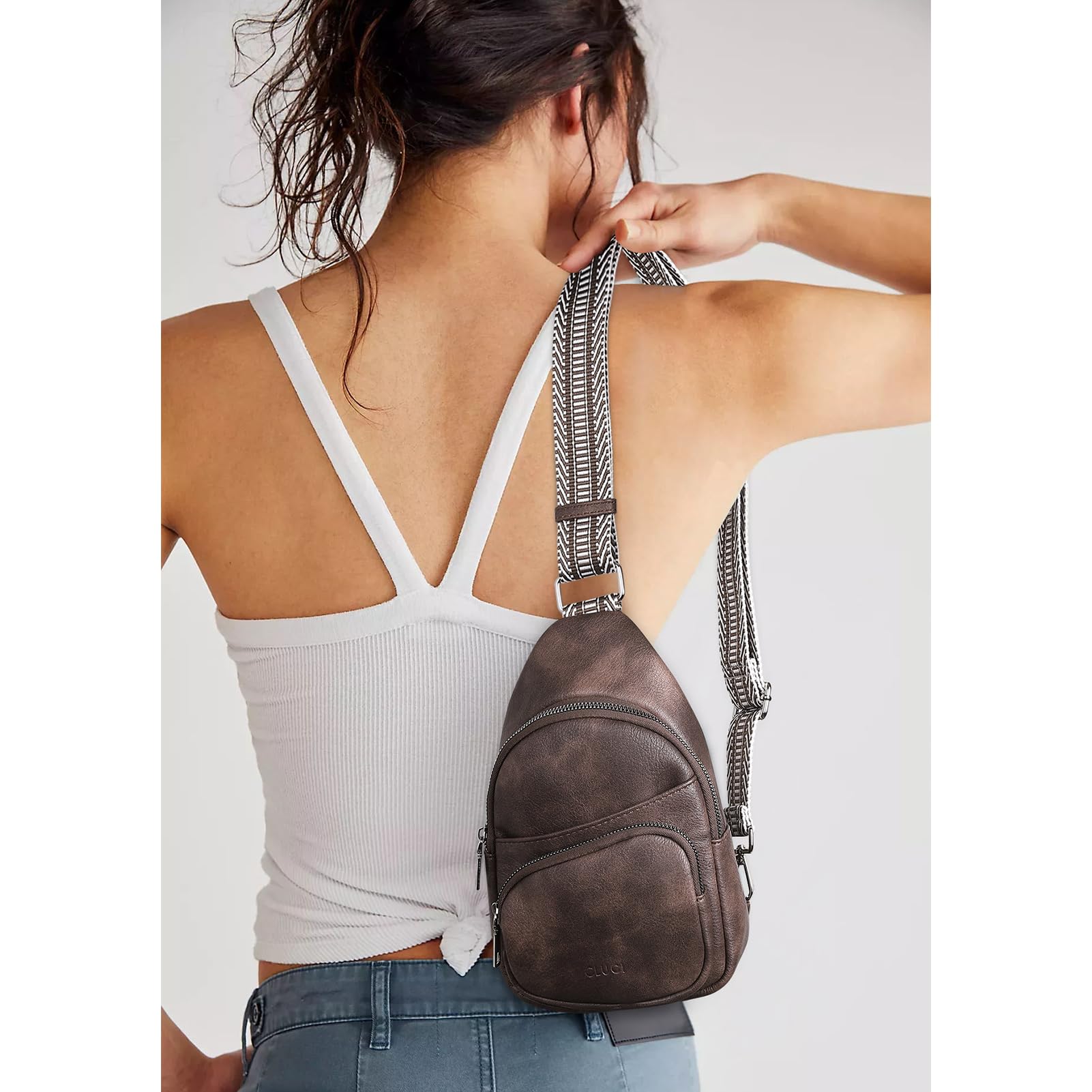 Foto 3 pulgar | Riñonera Cluci Small De Piel Vegana Para Mujer - Venta Internacional.