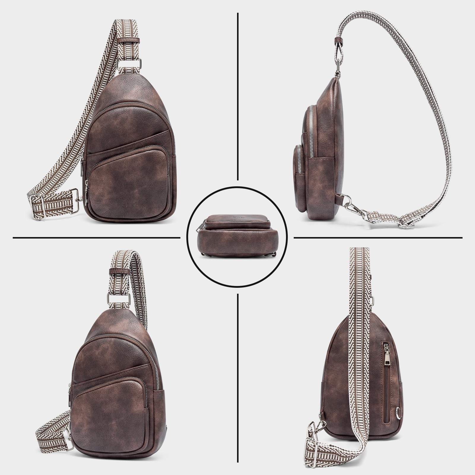 Foto 6 | Riñonera Cluci Small De Piel Vegana Para Mujer - Venta Internacional.