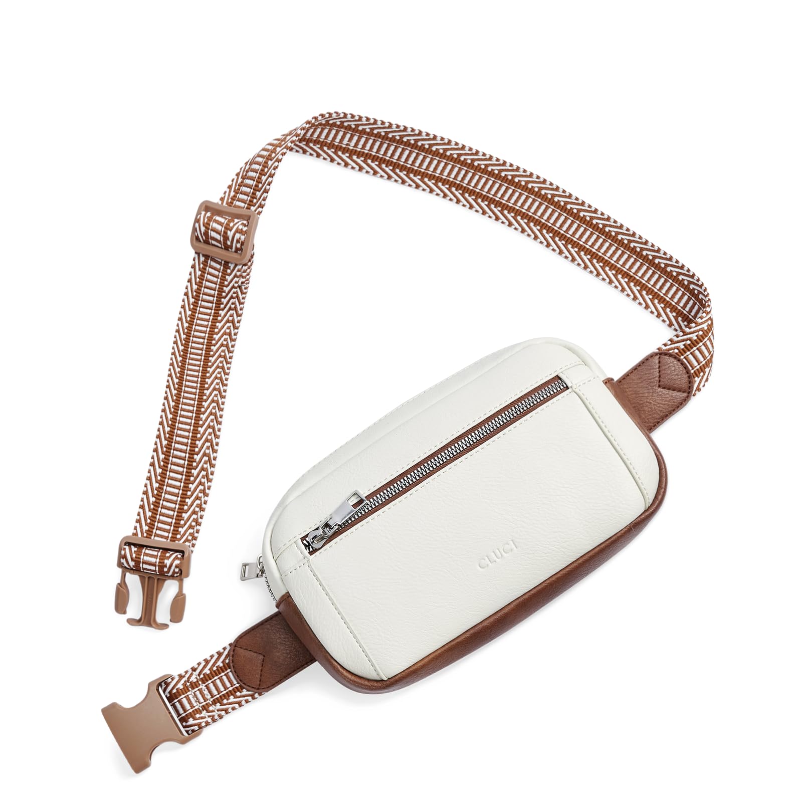 Foto 2 pulgar | Riñonera Cluci Pequeña De Piel Para Mujer, Riñonera A La Moda - Venta Internacional.