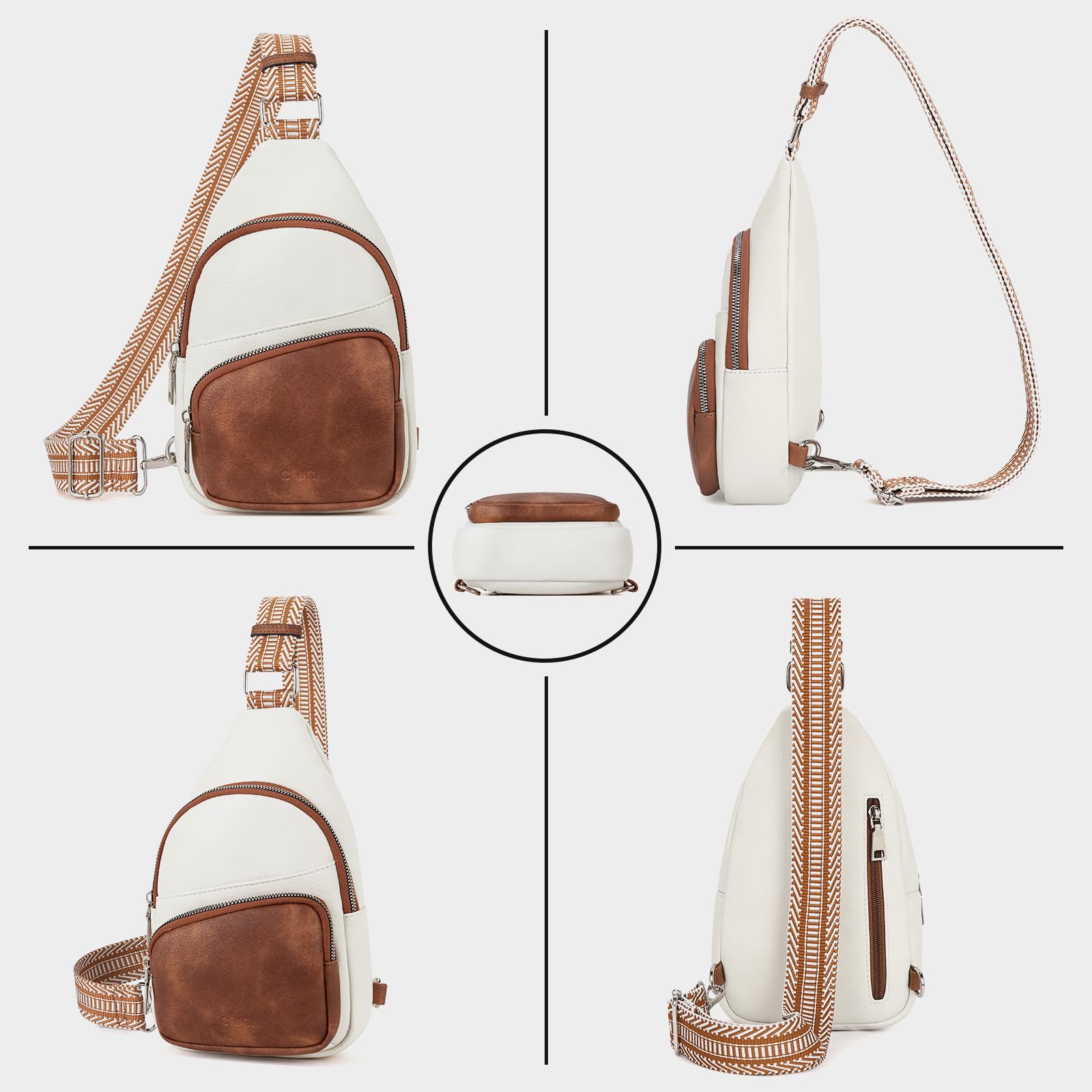 Foto 7 pulgar | Riñonera Cluci Small De Piel Vegana Para Mujer - Venta Internacional.