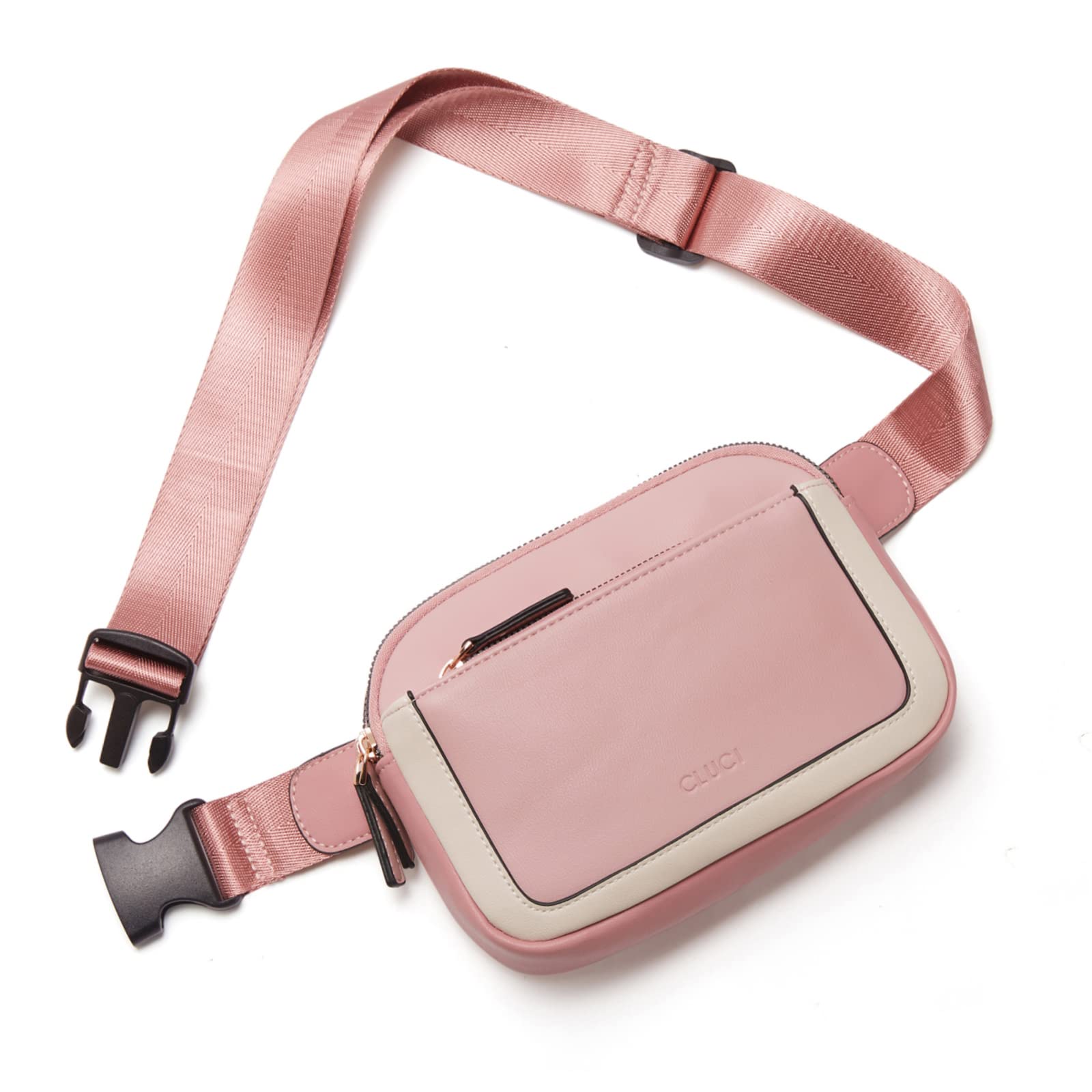 Foto 2 pulgar | Riñonera Cluci De Piel Vegana Para Mujer, Color Negro, De Fanny Pack - Venta Internacional.