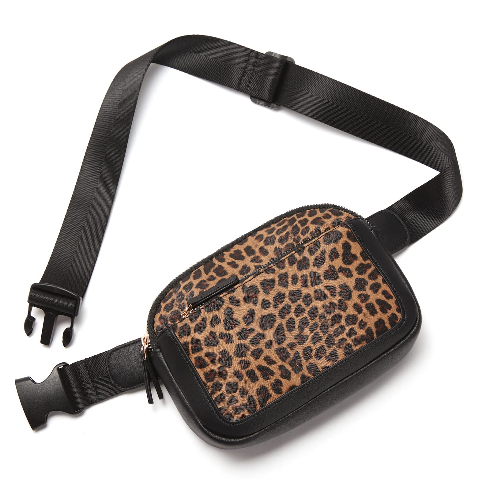 Foto 2 pulgar | Riñonera Cluci De Piel Vegana Para Mujer, Color Negro, De Fanny Pack - Venta Internacional.