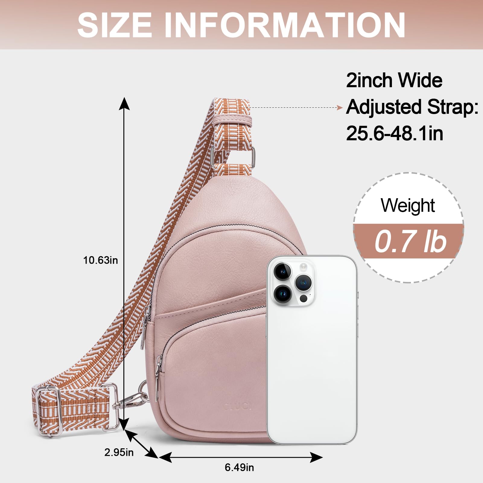 Foto 5 | Riñonera Cluci Small De Piel Vegana Para Mujer - Venta Internacional.