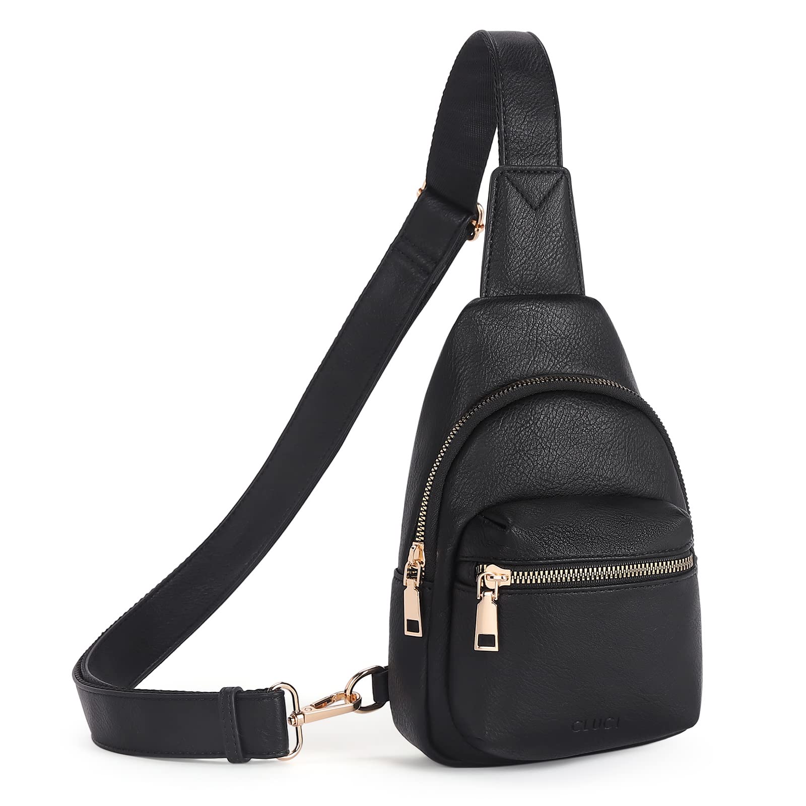 Foto 1 | Riñonera Cluci Pequeña De Piel Con Bandolera Para Mujer - Venta Internacional.