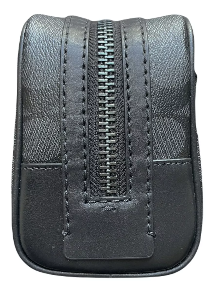 Foto 4 pulgar | Bandolera Sobaquera Coach Small Travel Kit In Signature Canvas Color Negro